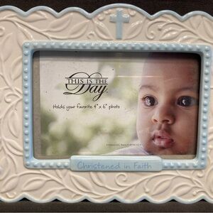Baby’s Christening Picture Frame
